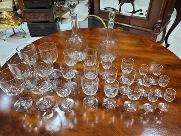 Cristalería Antigua - Cristalería de Diseño | 6 Servicios - Cositas Antiguas – La Guadaña, Anticuarios Online en Jerez , vender antigüedades, muebles antiguos