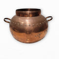 Gran Macetero de Cobre Remachado - Para Hogares con Encanto - Cositas Antiguas – La Guadaña, Anticuarios Online en Jerez , vender antigüedades, muebles antiguos