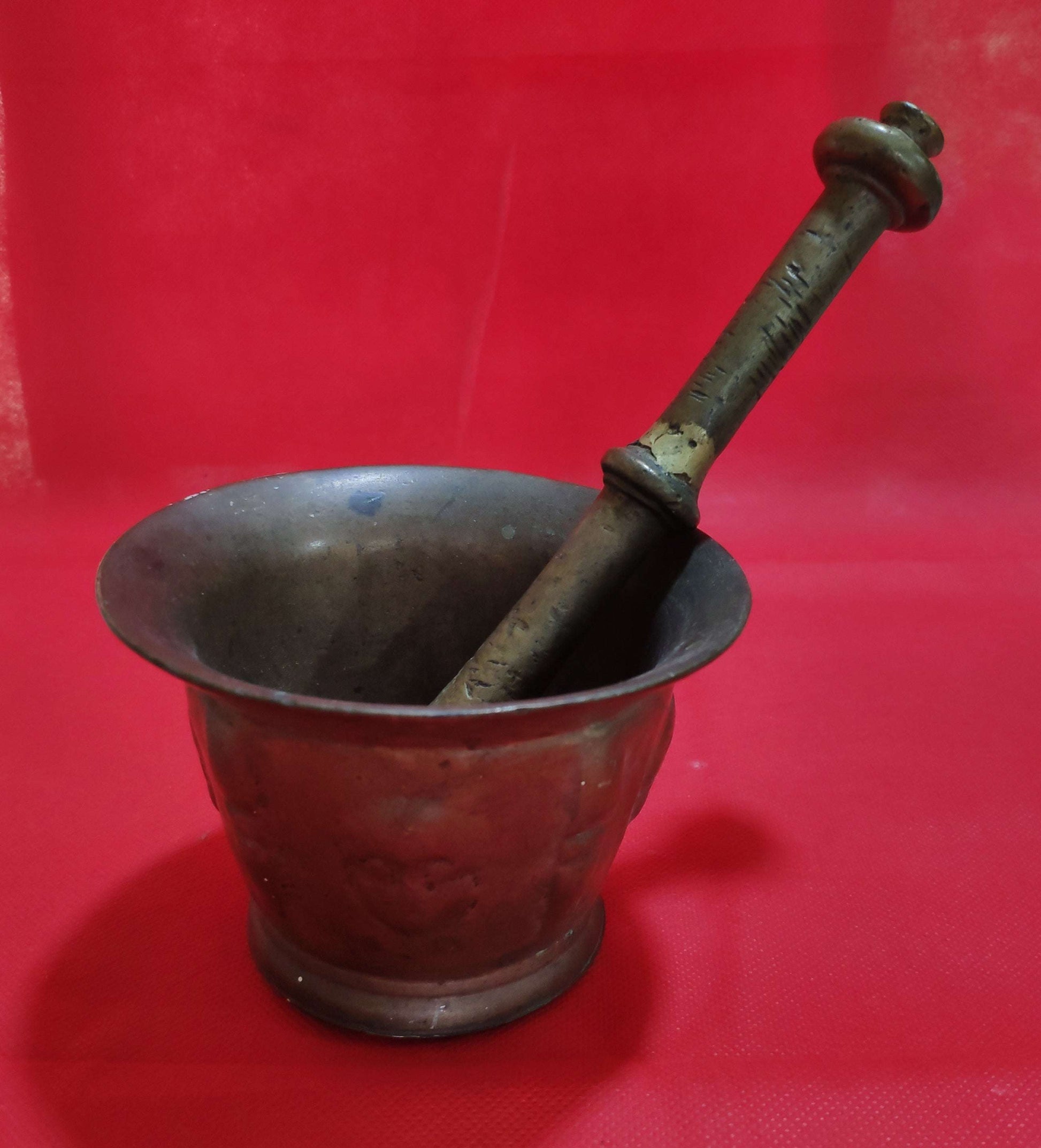 Mortero de bronce antiguo – Calidad garantizada - Cositas A