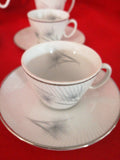Juego de café porcelana Santa Clara 6 servicios | Elegancia y tradición - Cositas Antiguas – La Guadaña, Anticuarios Online en Jerez , vender antigüedades, muebles antiguos