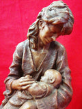 Maternidad en Resina Firmada, Calidad Superior - Cositas Antiguas – La Guadaña, Anticuarios Online en Jerez , vender antigüedades, muebles antiguos