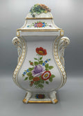 Jarron de porcelana pintado con detalle floral - Cositas Antiguas – La Guadaña, Anticuarios Online en Jerez , vender antigüedades, muebles antiguos