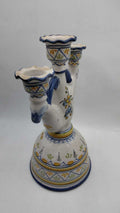 Candelabro | Cerámica de Talavera - Cositas Antiguas – La Guadaña, Anticuarios Online en Jerez , vender antigüedades, muebles antiguos