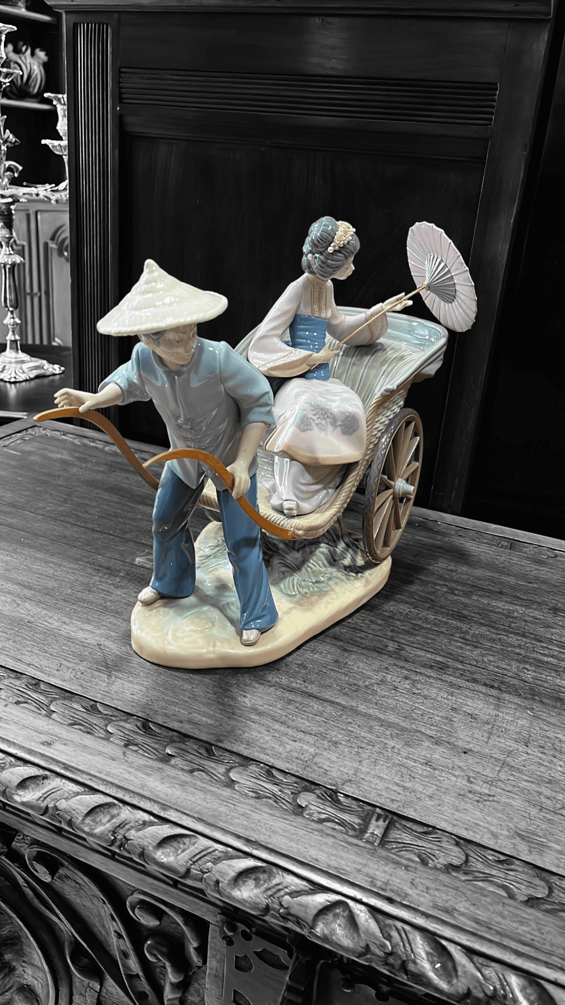 Lladró Paseo en China. - Cositas Antiguas – La Guadaña, Anticuarios Online en Jerez , vender antigüedades, muebles antiguos