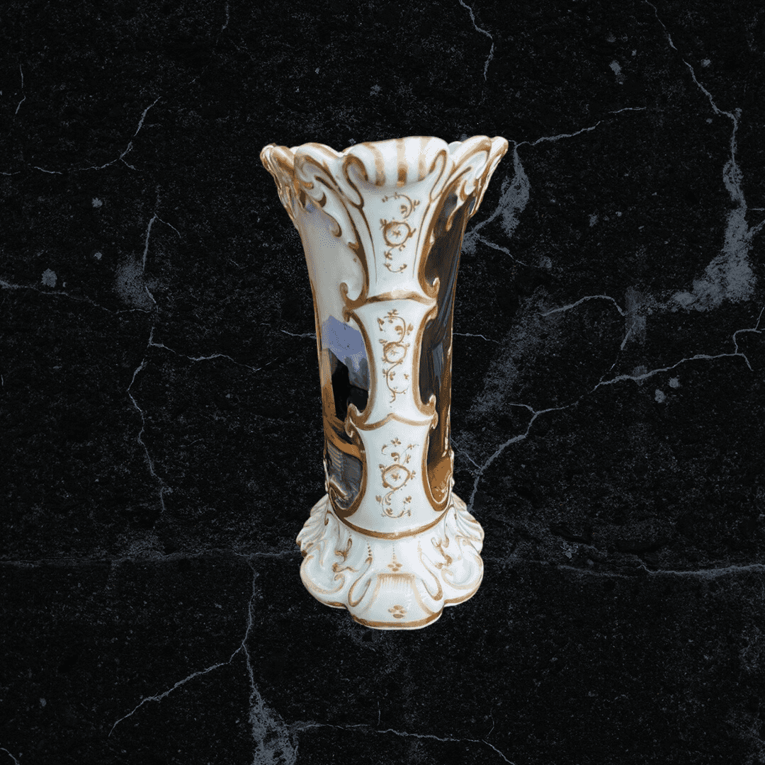 Jarrón Antiguo Viexus Paris Pintado a Mano - Cositas Antiguas – La Guadaña, Anticuarios Online en Jerez , vender antigüedades, muebles antiguos