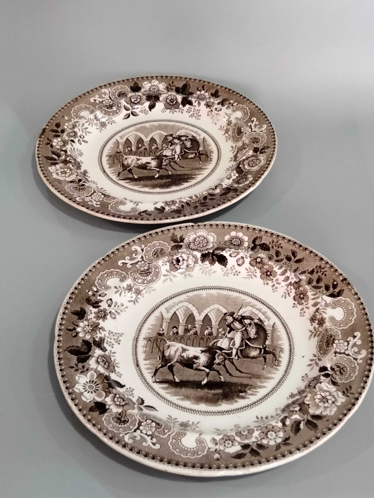 Platos de porcelana francesa antigua, calidad premium - Cositas Antiguas – La Guadaña, Anticuarios Online en Jerez , vender antigüedades, muebles antiguos