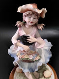 Figuras de porcelana fina marca Carlos | Niño y Niña - Cositas Antiguas – La Guadaña, Anticuarios Online en Jerez , vender antigüedades, muebles antiguos
