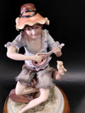 Figuras de porcelana fina marca Carlos | Niño y Niña - Cositas Antiguas – La Guadaña, Anticuarios Online en Jerez , vender antigüedades, muebles antiguos