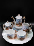 Juego de Café Tu y Yo de Porcelana Limoges, 1915-1934 - Cositas Antiguas – La Guadaña, Anticuarios Online en Jerez , vender antigüedades, muebles antiguos