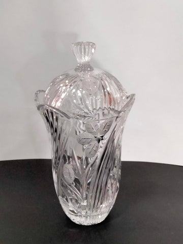Bombonera de Cristal Tallado - Exclusiva para tu Hogar - Cositas Antiguas – La Guadaña, Anticuarios Online en Jerez , vender antigüedades, muebles antiguos