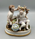 Figura de porcelana Hispania Manises | Niños jugando - Cositas Antiguas – La Guadaña, Anticuarios Online en Jerez , vender antigüedades, muebles antiguos