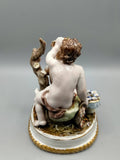 Figura de porcelana Hispania Manises | Niños jugando - Cositas Antiguas – La Guadaña, Anticuarios Online en Jerez , vender antigüedades, muebles antiguos