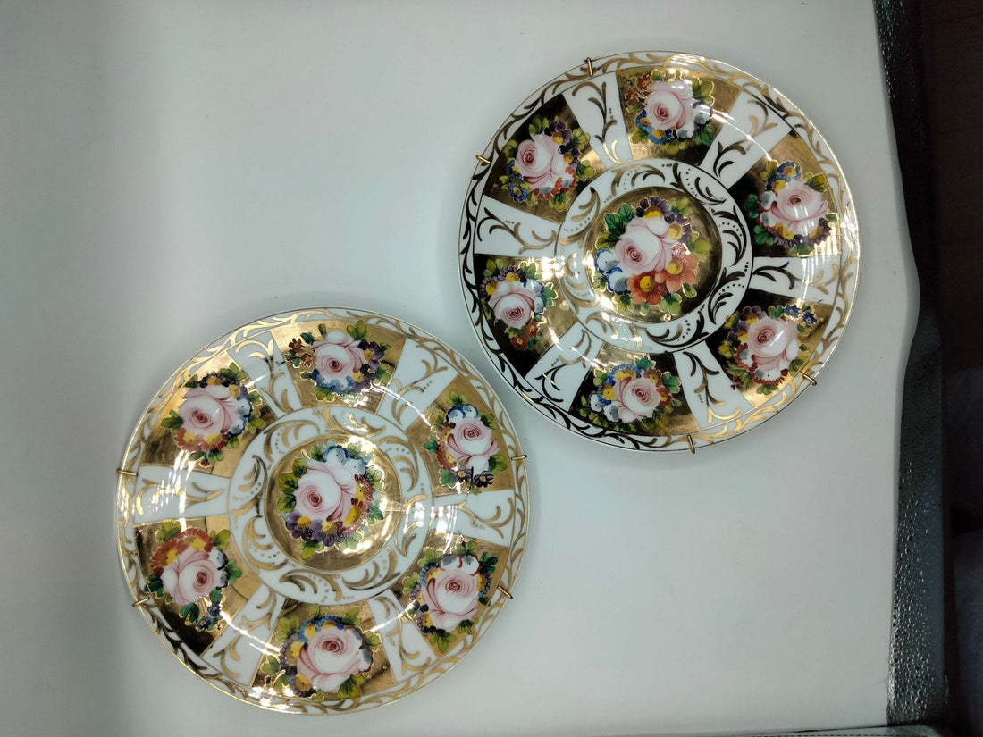 Platos de porcelana inglesa | Decoración vintage con rosas - Cositas Antiguas – La Guadaña, Anticuarios Online en Jerez , vender antigüedades, muebles antiguos