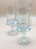 Cristalería elegante: Juego de agua exclusivo en cristal soplado - Cositas Antiguas – La Guadaña, Anticuarios Online en Jerez , vender antigüedades, muebles antiguos