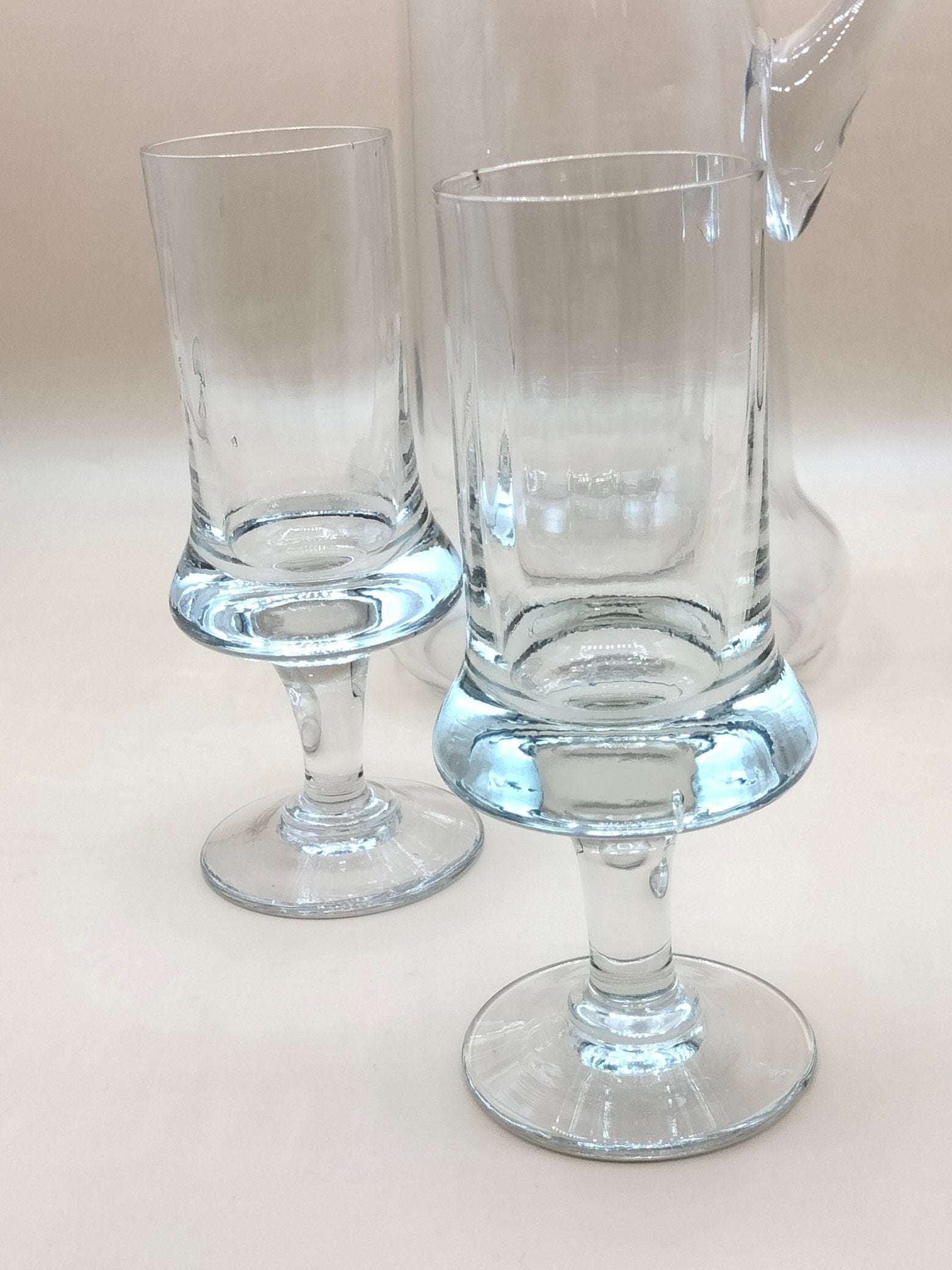 Cristalería elegante: Juego de agua exclusivo en cristal soplado - Cositas Antiguas – La Guadaña, Anticuarios Online en Jerez , vender antigüedades, muebles antiguos
