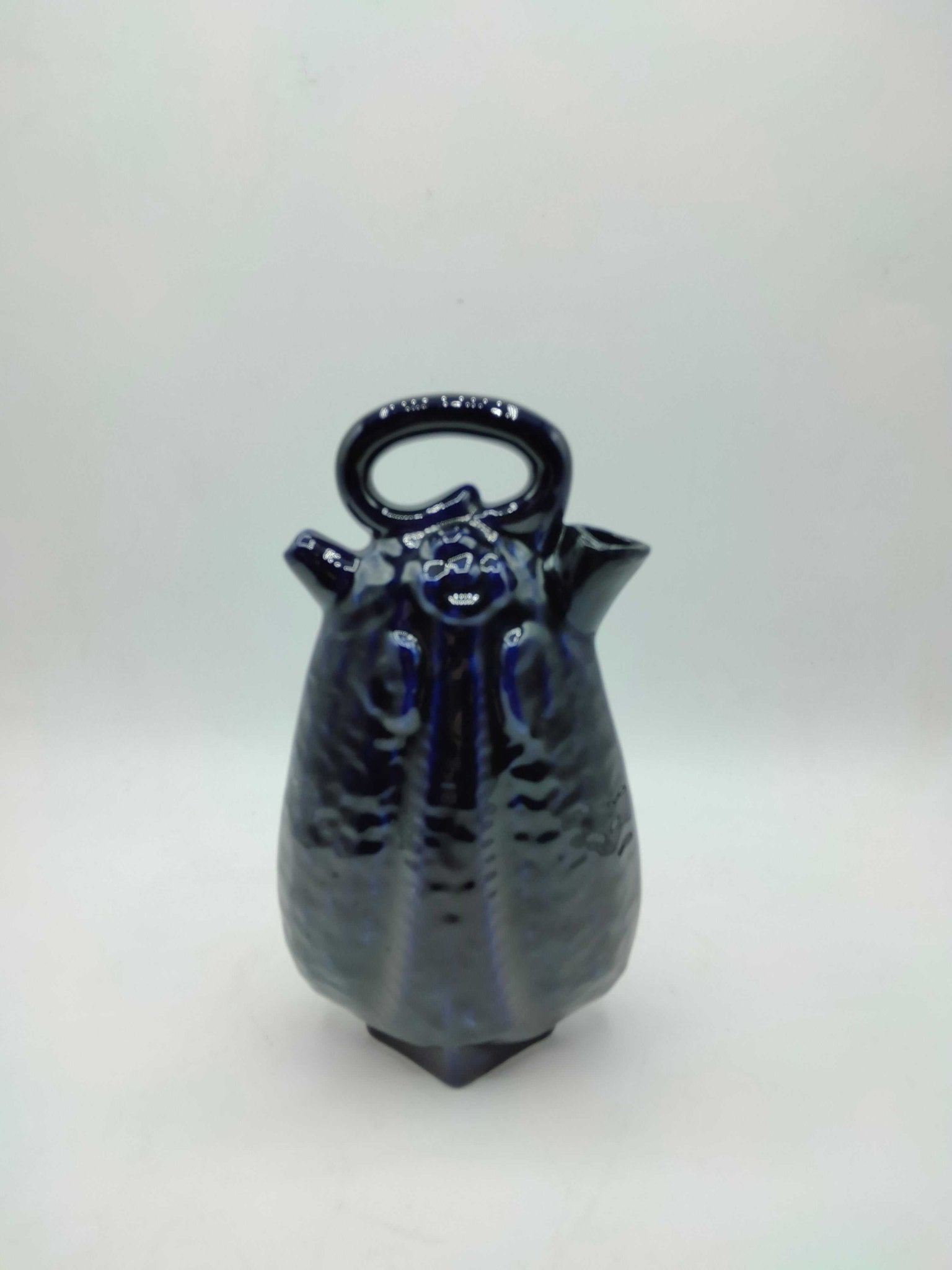 otijo artesanal de cerámica azul, diseño elegante, calidad excepcional - Cositas Antiguas – La Guadaña, Anticuarios Online en Jerez , vender antigüedades, muebles antiguos