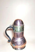 Jarra de cobre amartillada con asa de hierro forjado - Cositas Antiguas – La Guadaña, Anticuarios Online en Jerez , vender antigüedades, muebles antiguos