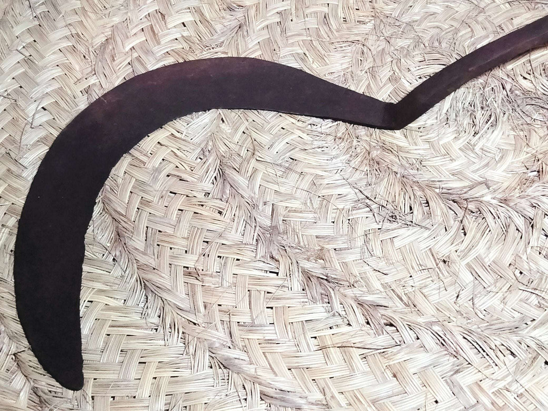 Hocino de brazo largo y curvado, antigua herramienta de campo - Cositas Antiguas – La Guadaña, Anticuarios Online en Jerez , vender antigüedades, muebles antiguos