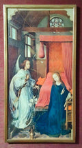 Tríptico de Madera Virgen María | Arte Sacro - Cositas Antiguas – La Guadaña, Anticuarios Online en Jerez , vender antigüedades, muebles antiguos