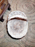 Cesteria de mimbre artesanal para flores y versátil - Cositas Antiguas – La Guadaña, Anticuarios Online en Jerez , vender antigüedades, muebles antiguos