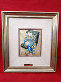 Esmalte Picasso motivo arlequín: arte exclusivo y original - Cositas Antiguas – La Guadaña, Anticuarios Online en Jerez , vender antigüedades, muebles antiguos