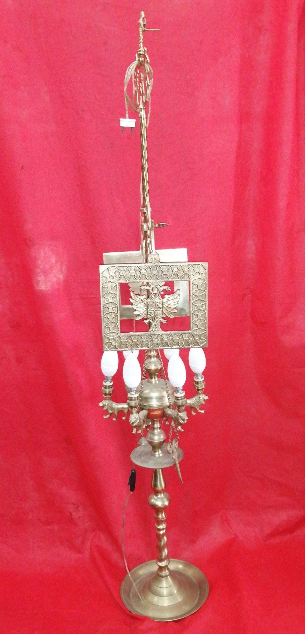 Velon antiguo electrificado de metal – funcional - Cositas Antiguas – La Guadaña, Anticuarios Online en Jerez , vender antigüedades, muebles antiguos