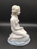 Figura de La Sirenita de porcelana| Elegancia Clásica - Cositas Antiguas – La Guadaña, Anticuarios Online en Jerez , vender antigüedades, muebles antiguos