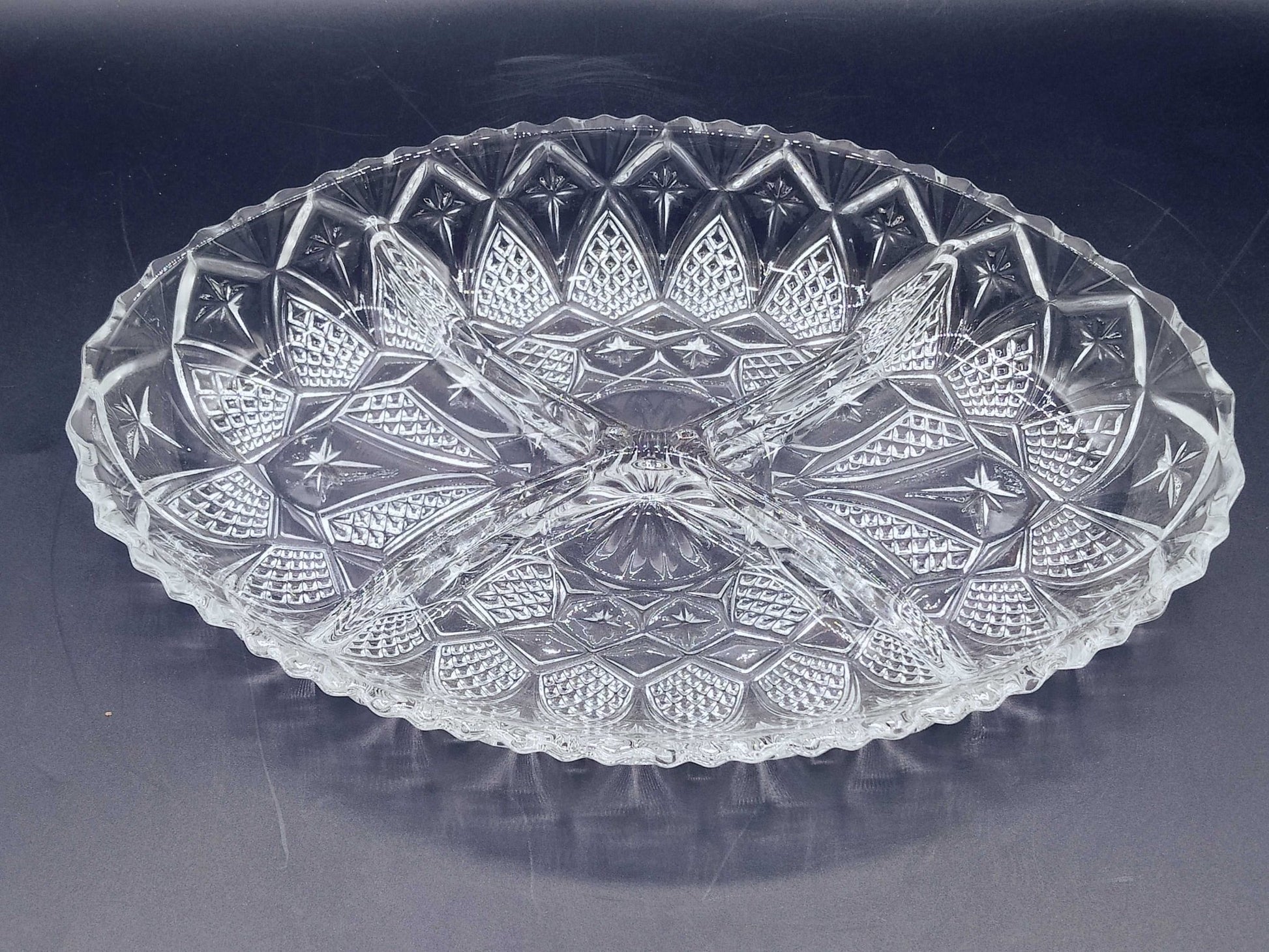Entremesera de cristal de alta calidad - Cositas Antiguas – La Guadaña, Anticuarios Online en Jerez , vender antigüedades, muebles antiguos