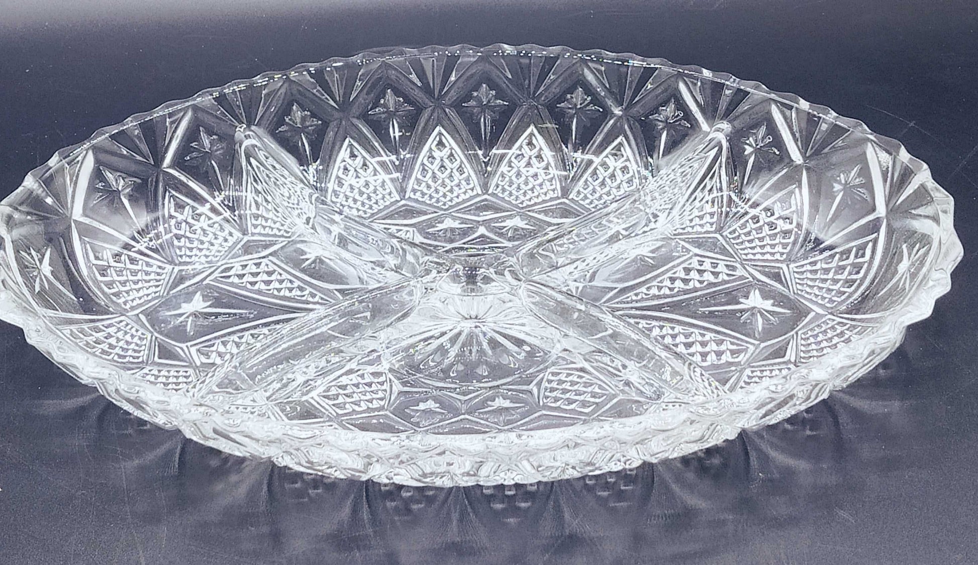 Entremesera de cristal de alta calidad - Cositas Antiguas – La Guadaña, Anticuarios Online en Jerez , vender antigüedades, muebles antiguos