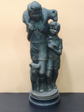 Figura Alegórica de Padre e Hijos con Animales - Cositas Antiguas – La Guadaña, Anticuarios Online en Jerez , vender antigüedades, muebles antiguos