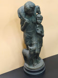 Figura Alegórica de Padre e Hijos con Animales - Cositas Antiguas – La Guadaña, Anticuarios Online en Jerez , vender antigüedades, muebles antiguos