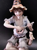 Figuras de porcelana fina marca Carlos | Niño y Niña - Cositas Antiguas – La Guadaña, Anticuarios Online en Jerez , vender antigüedades, muebles antiguos
