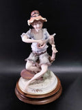 Figuras de porcelana fina marca Carlos | Niño y Niña - Cositas Antiguas – La Guadaña, Anticuarios Online en Jerez , vender antigüedades, muebles antiguos