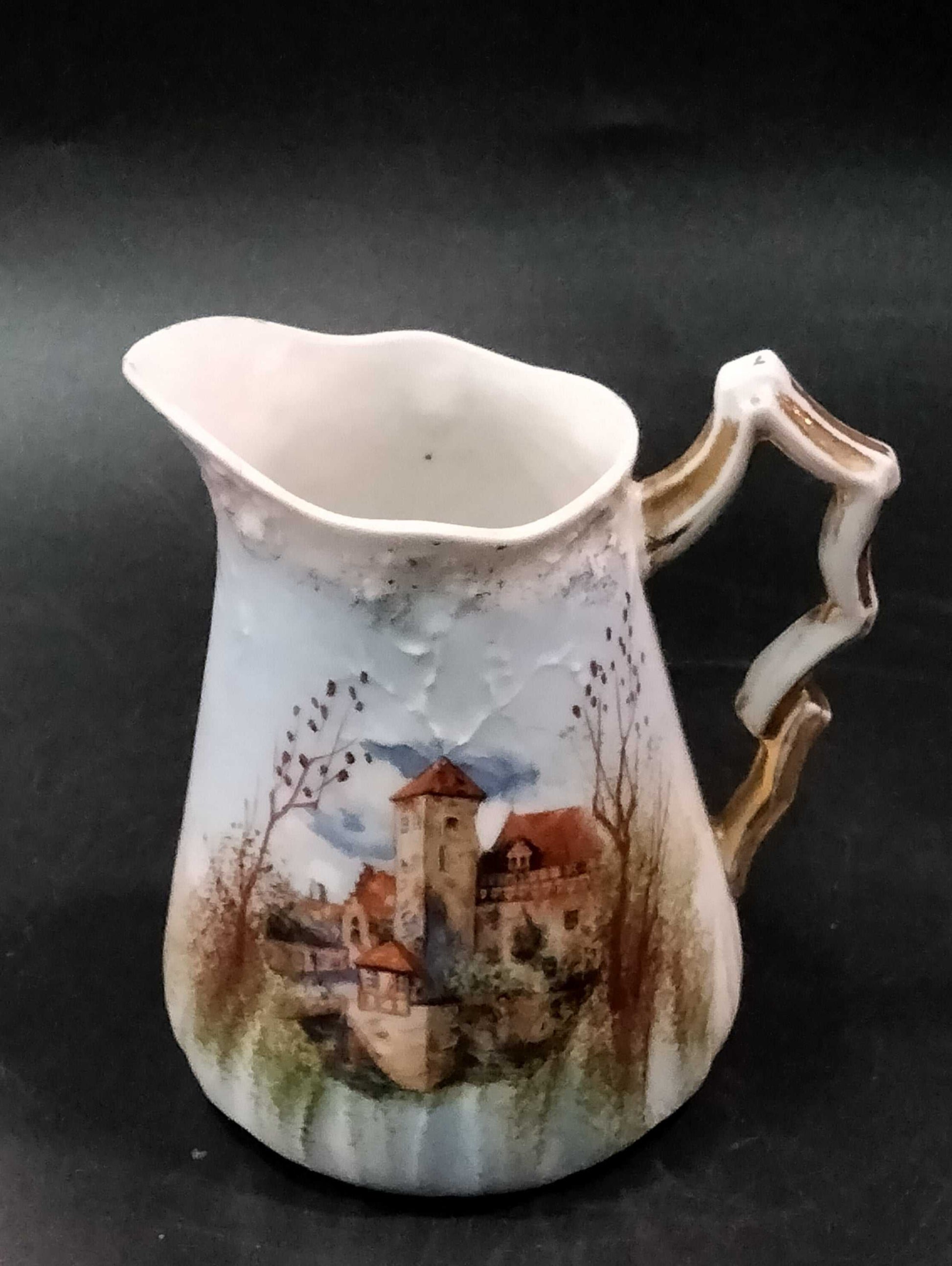 Juego de Café Tu y Yo de Porcelana Limoges, 1915-1934 - Cositas Antiguas – La Guadaña, Anticuarios Online en Jerez , vender antigüedades, muebles antiguos