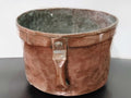 Caldero de Cobre Amartillado a Mano con Doble Asa - Cositas Antiguas – La Guadaña, Anticuarios Online en Jerez , vender antigüedades, muebles antiguos
