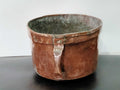 Caldero de Cobre Amartillado a Mano con Doble Asa - Cositas Antiguas – La Guadaña, Anticuarios Online en Jerez , vender antigüedades, muebles antiguos