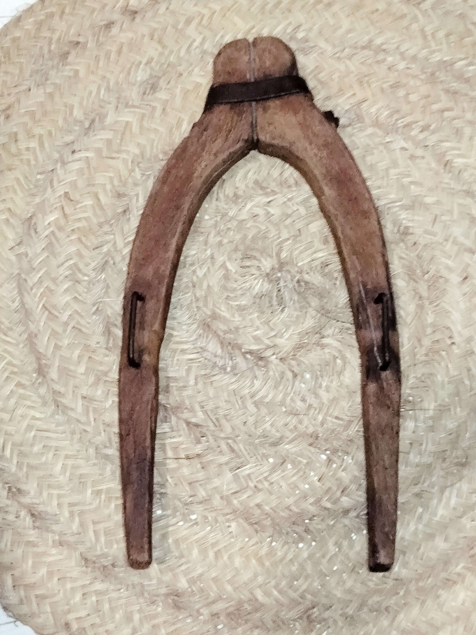 Horcate aéreo de encina para amarre en caballerías - Cositas Antiguas – La Guadaña, Anticuarios Online en Jerez , vender antigüedades, muebles antiguos