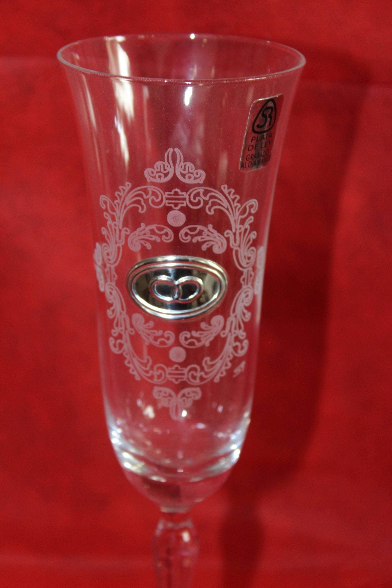 Copa de cristal grabada - excelente calidad - Cositas Antiguas – La Guadaña, Anticuarios Online en Jerez , vender antigüedades, muebles antiguos