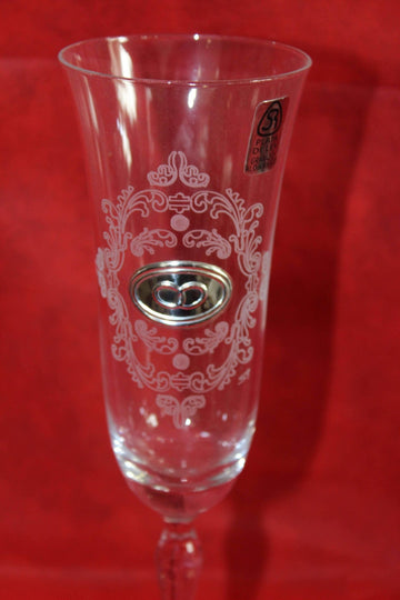 Copa de cristal grabada - excelente calidad - Cositas Antiguas – La Guadaña, Anticuarios Online en Jerez , vender antigüedades, muebles antiguos