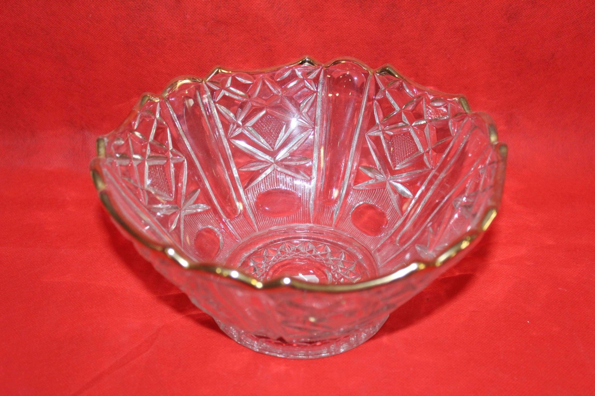 Centro de mesa de cristal elegante de alta calidad - Cositas Antiguas – La Guadaña, Anticuarios Online en Jerez , vender antigüedades, muebles antiguos