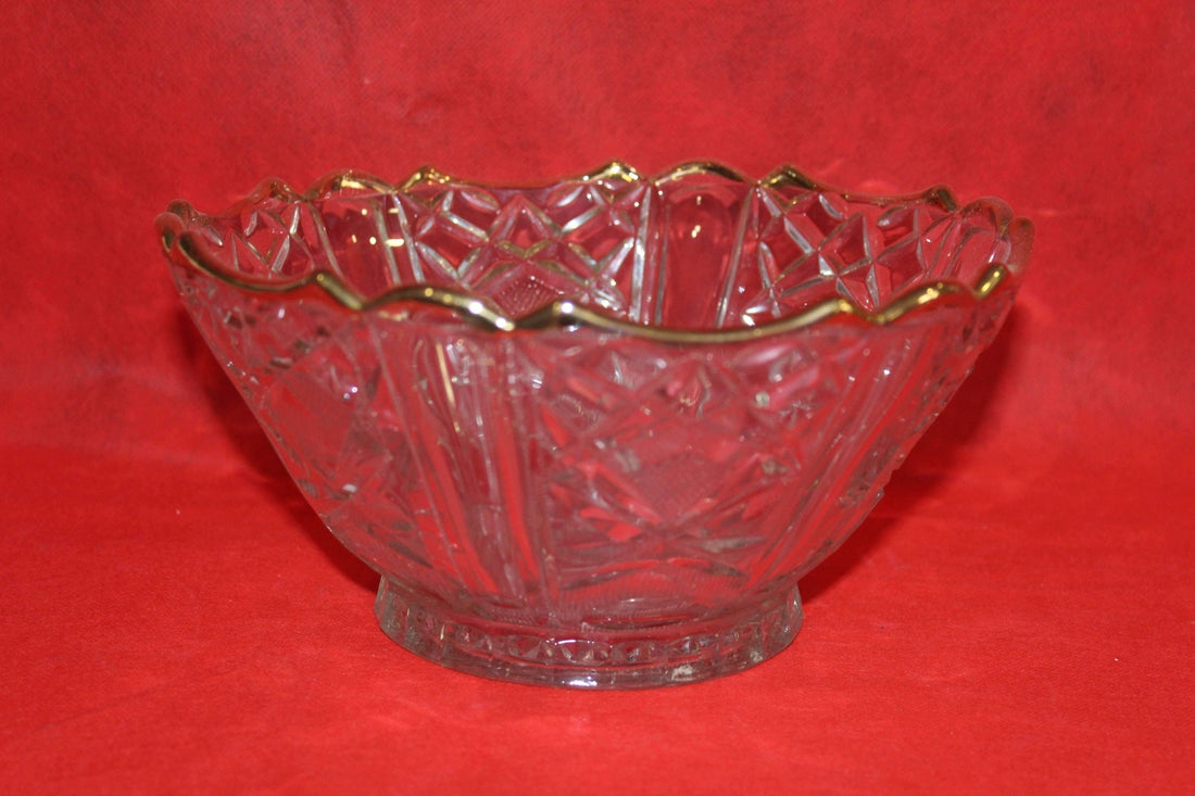 Centro de mesa de cristal elegante de alta calidad - Cositas Antiguas – La Guadaña, Anticuarios Online en Jerez , vender antigüedades, muebles antiguos