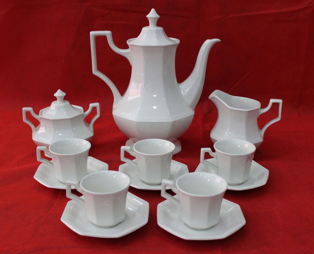 Juego de café 5 servicios | Calidad y estilo clásico - Cositas Antiguas – La Guadaña, Anticuarios Online en Jerez , vender antigüedades, muebles antiguos